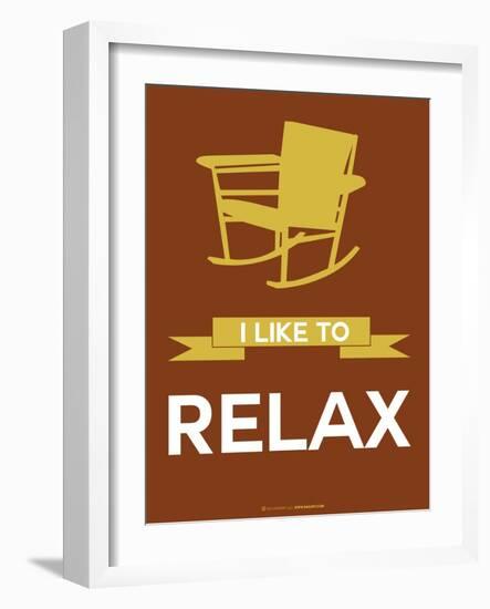 I Like to Relax 3-NaxArt-Framed Art Print