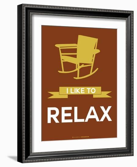 I Like to Relax 3-NaxArt-Framed Art Print