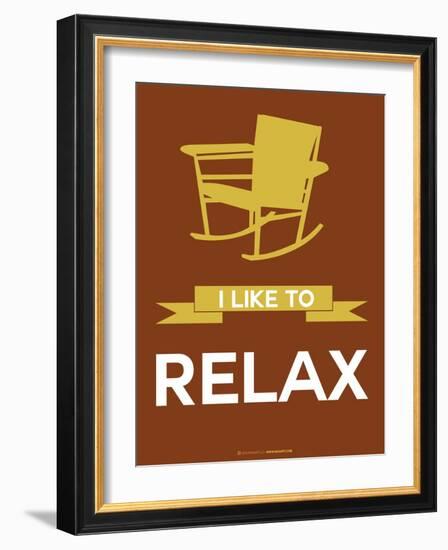 I Like to Relax 3-NaxArt-Framed Art Print