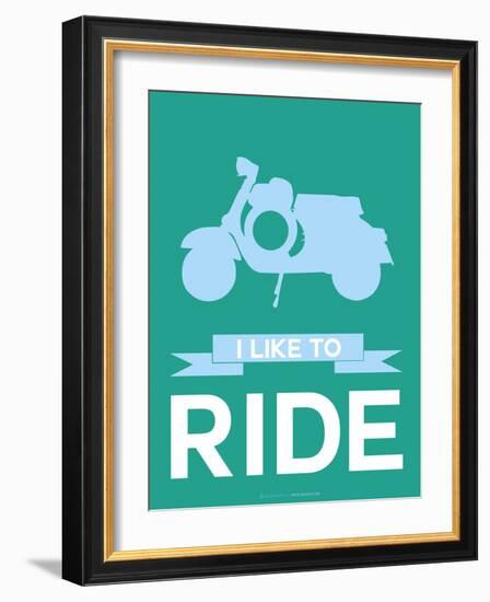 I Like to Ride 2-NaxArt-Framed Art Print