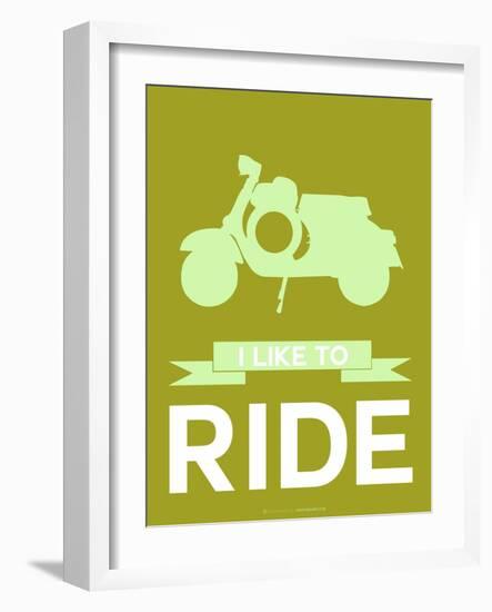 I Like to Ride 3-NaxArt-Framed Art Print