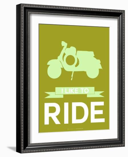 I Like to Ride 3-NaxArt-Framed Art Print