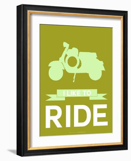 I Like to Ride 3-NaxArt-Framed Art Print