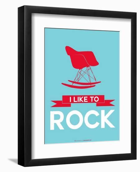 I Like to Rock 1-NaxArt-Framed Art Print