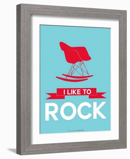 I Like to Rock 1-NaxArt-Framed Art Print