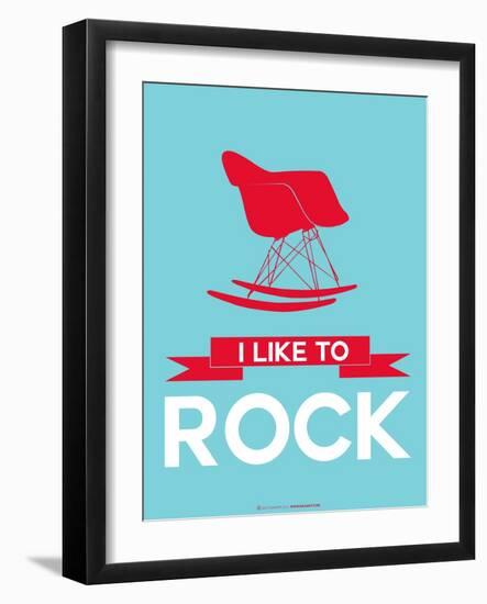 I Like to Rock 1-NaxArt-Framed Art Print