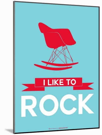 I Like to Rock 1-NaxArt-Mounted Art Print