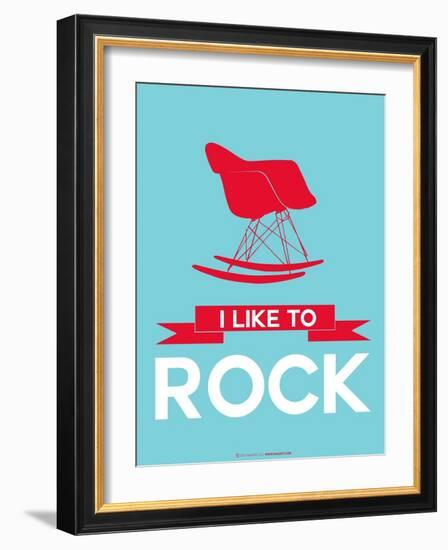 I Like to Rock 1-NaxArt-Framed Art Print