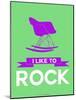 I Like to Rock 3-NaxArt-Mounted Art Print