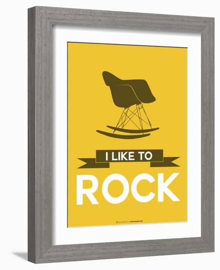 I Like to Rock 4-NaxArt-Framed Art Print