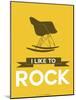 I Like to Rock 4-NaxArt-Mounted Art Print