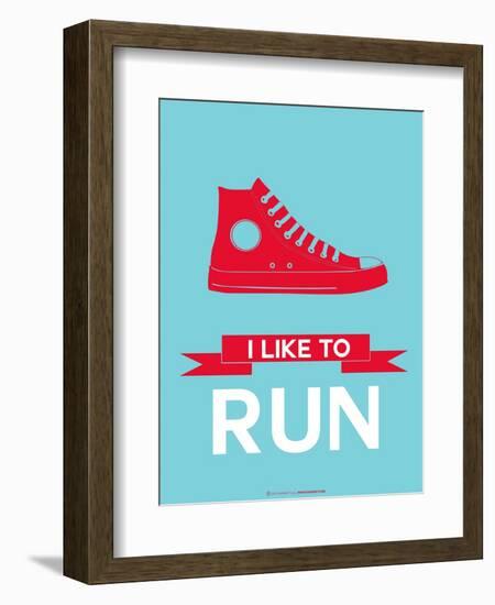 I Like to Run 1-NaxArt-Framed Art Print