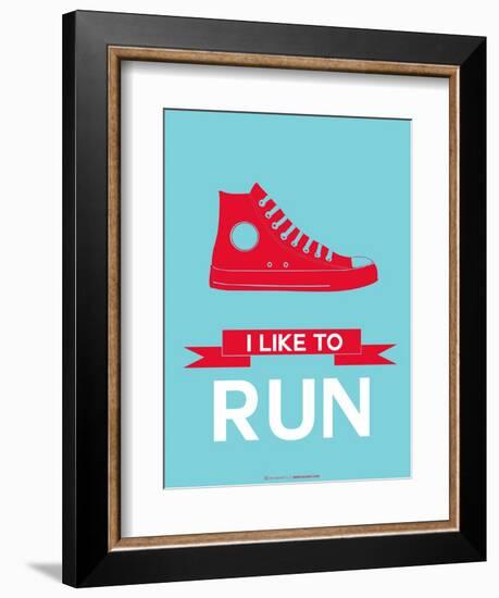 I Like to Run 1-NaxArt-Framed Art Print