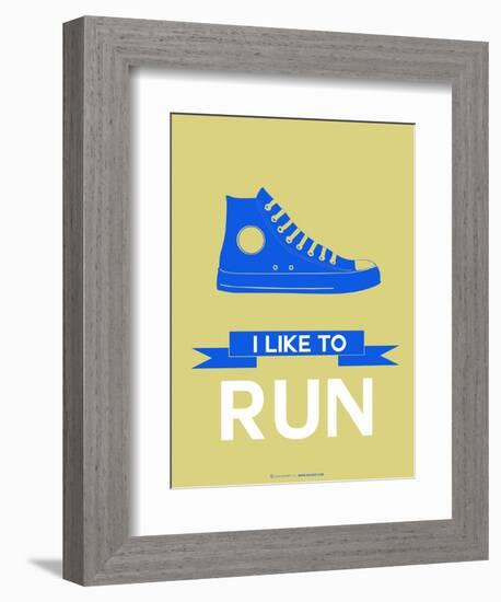 I Like to Run 2-NaxArt-Framed Premium Giclee Print