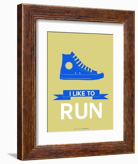 I Like to Run 2-NaxArt-Framed Premium Giclee Print