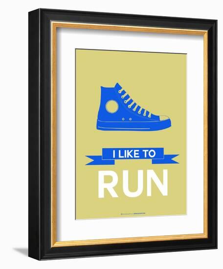 I Like to Run 2-NaxArt-Framed Premium Giclee Print