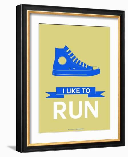 I Like to Run 2-NaxArt-Framed Art Print