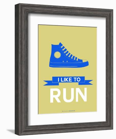 I Like to Run 2-NaxArt-Framed Art Print