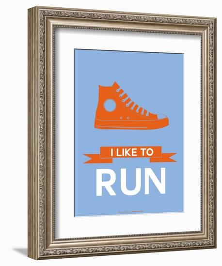 I Like to Run 3-NaxArt-Framed Art Print