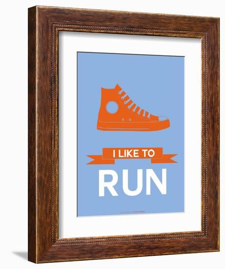 I Like to Run 3-NaxArt-Framed Art Print