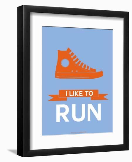 I Like to Run 3-NaxArt-Framed Art Print
