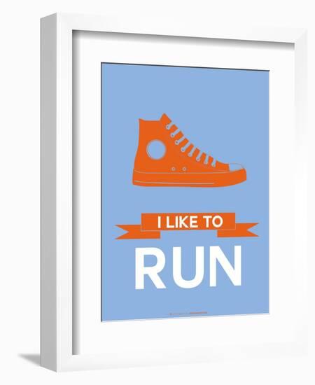 I Like to Run 3-NaxArt-Framed Art Print