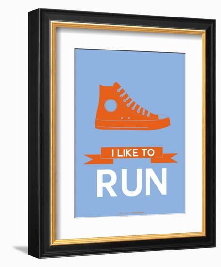 I Like to Run 3-NaxArt-Framed Art Print