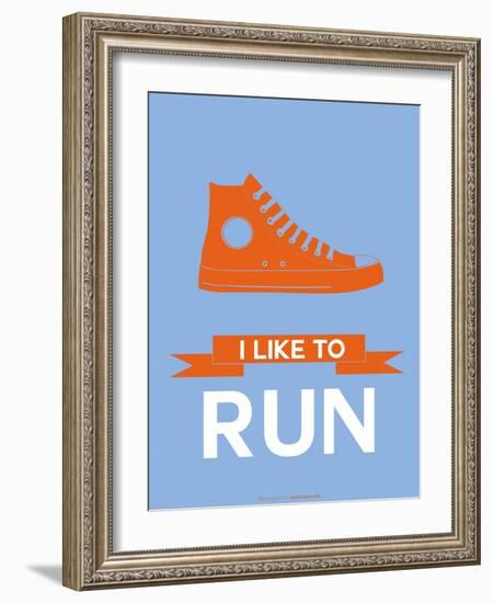 I Like to Run 3-NaxArt-Framed Art Print