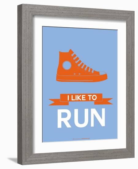 I Like to Run 3-NaxArt-Framed Art Print