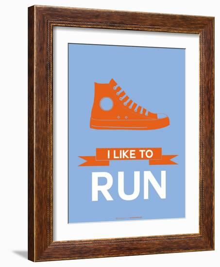 I Like to Run 3-NaxArt-Framed Art Print