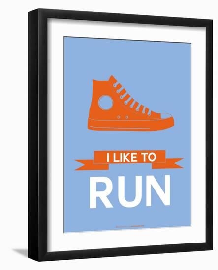 I Like to Run 3-NaxArt-Framed Art Print