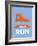 I Like to Run 3-NaxArt-Framed Art Print