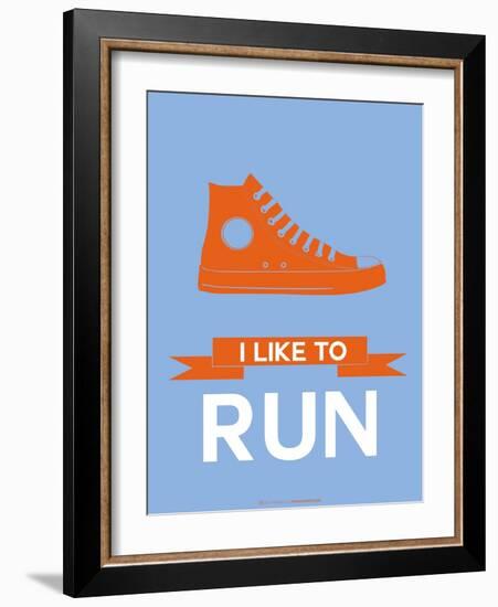 I Like to Run 3-NaxArt-Framed Art Print