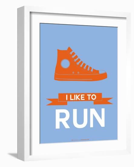 I Like to Run 3-NaxArt-Framed Art Print