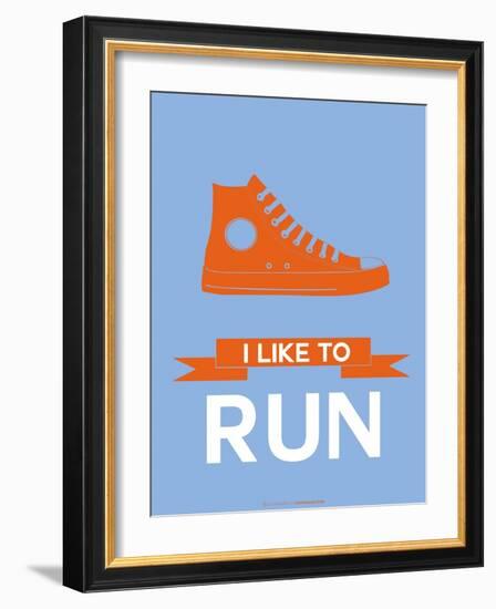 I Like to Run 3-NaxArt-Framed Art Print