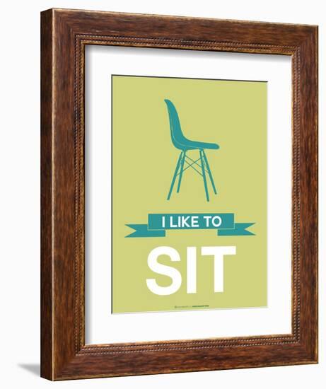 I Like to Sit 2-NaxArt-Framed Art Print