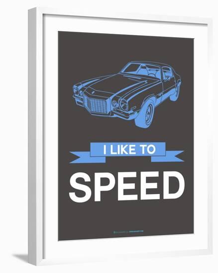 I Like to Speed 1-NaxArt-Framed Art Print