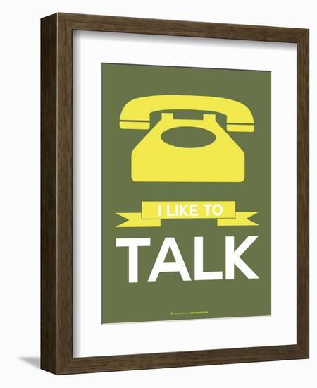 I Like to Talk 3-NaxArt-Framed Art Print