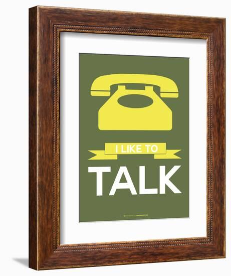 I Like to Talk 3-NaxArt-Framed Art Print