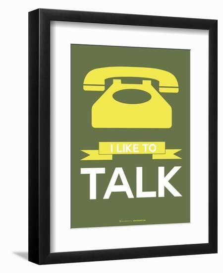 I Like to Talk 3-NaxArt-Framed Art Print