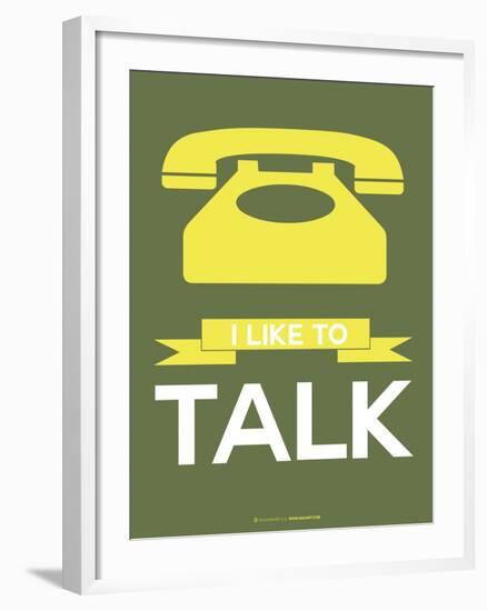 I Like to Talk 3-NaxArt-Framed Art Print