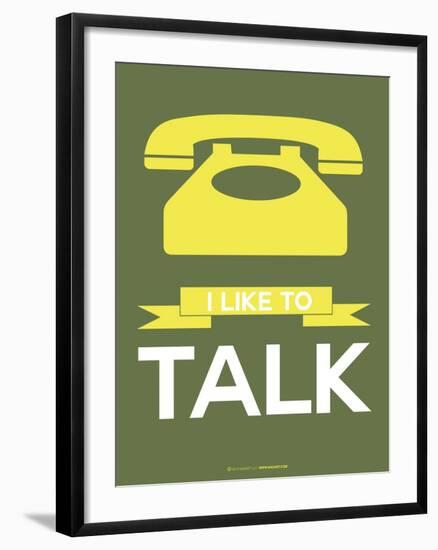 I Like to Talk 3-NaxArt-Framed Art Print