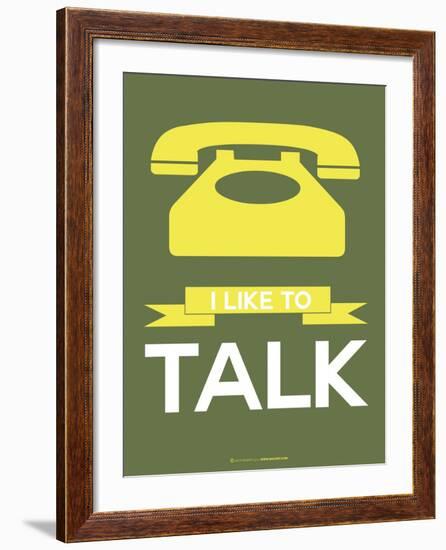 I Like to Talk 3-NaxArt-Framed Art Print