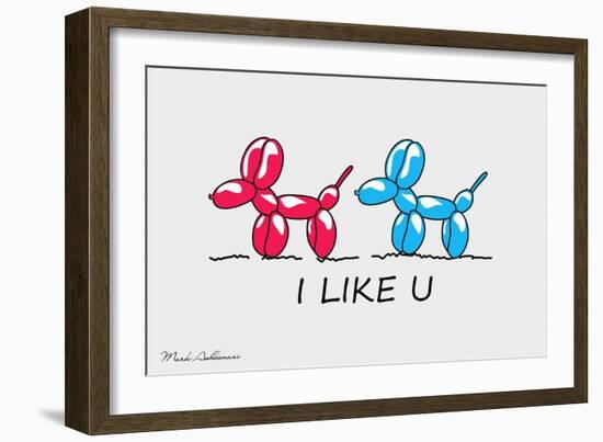 I Like U-Mark Ashkenazi-Framed Giclee Print