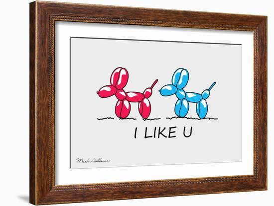 I Like U-Mark Ashkenazi-Framed Giclee Print