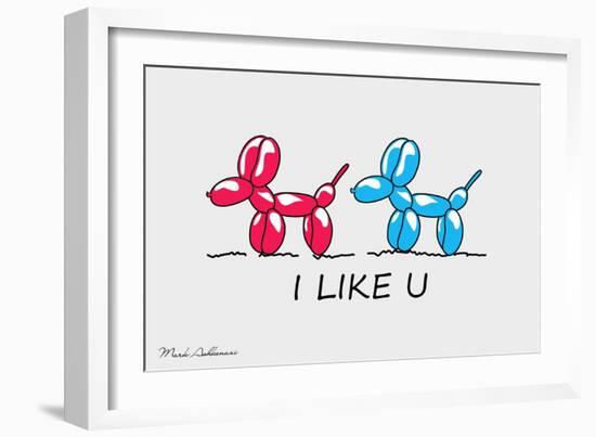 I Like U-Mark Ashkenazi-Framed Giclee Print