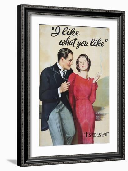 I Like What You Like Advertising Poster-Hayden Hayden-Framed Giclee Print