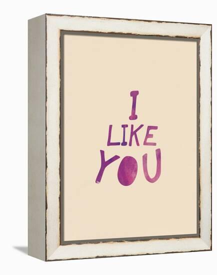 I Like You-null-Framed Stretched Canvas