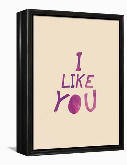 I Like You-null-Framed Stretched Canvas