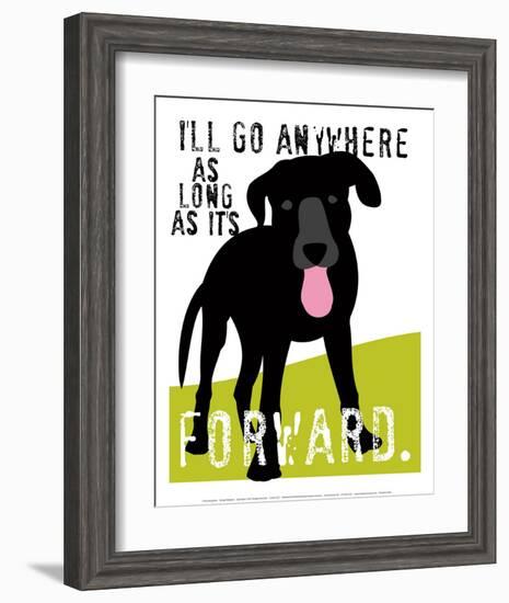 I'll Go Anywhere-Ginger Oliphant-Framed Art Print